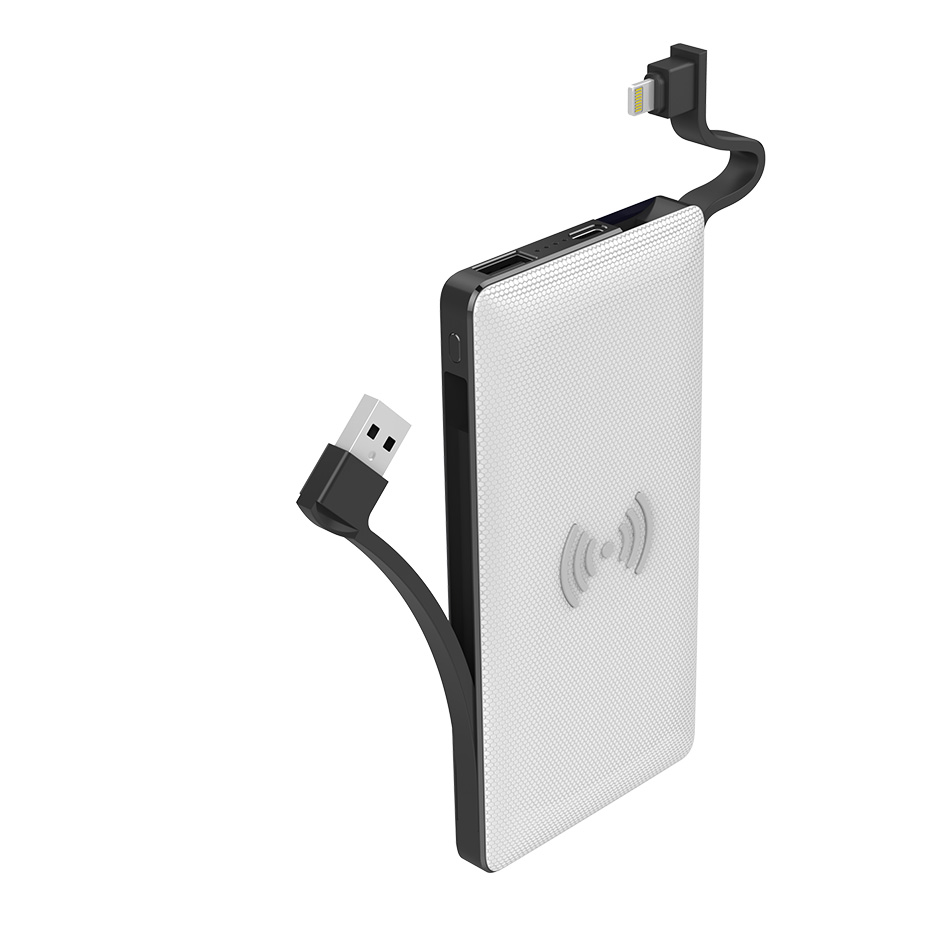 Wireless Power Bank with  Cable Handle